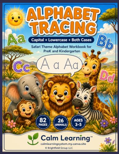 Safari Alphabet Tracing A-Z cover