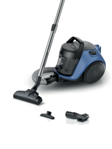 (-28%) Bosch Staubsauger beutellos Serie 2 inkl. Polsterdüse, BGS05AM, Blau