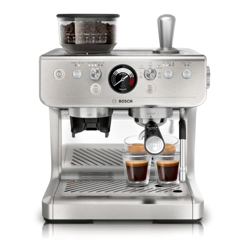 🔥 STARKER PREIS (-45%) Bosch HomeCafé Siebträger- und Kaffeemaschine Serie 4, PFE401C3, Edelstahl