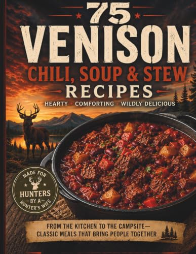 Cover of 75 Venison: Chilli, Soup and Stew Recipes