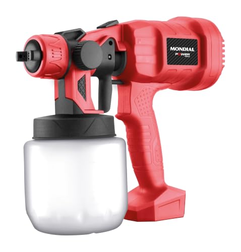 MONDIAL, Pistola de Pintura Elétrica - Power Tools, Mondial, Vermelho, 500w, 127V - FPP-01