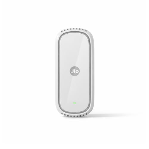 JioExtender JE6000 – AX3000 Wi-Fi 6 Dual Band Universal Mesh Extender | True Mesh with JioAirFiber & Jio Universal Router. Range Extender for JioFiber
