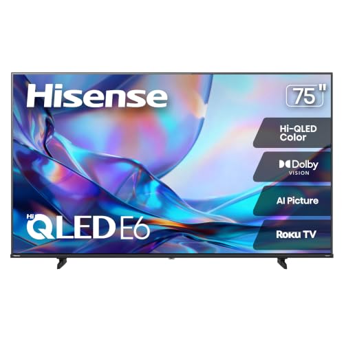Hisense 75 inch E6SR QLED Roku TV