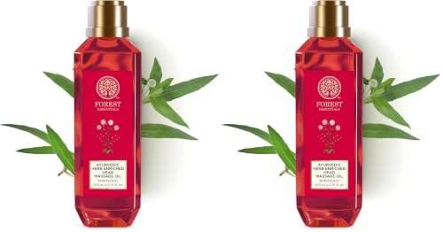 Forest Essentials Head Massage Oil Bhringraj | Ayurvedic Hair Oil for Hair Growth | Strengthens hair & addresses Dandruff (Pack of 2)