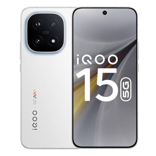 iQOO 15 (Legend 2026, 12 GB RAM, 256 GB Storage) |Fastest Snapdragon 8 Elite Gen 5 Processor* | Samsung 2K M14 Lead OLED Display | Origin OS 6 with Pe