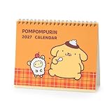 サンリオ(SANRIO) リングカレンダー 2027年 ポムポムプリン 六曜・月齢入り 卓上 921343