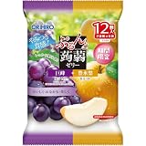 オリヒロ ぷるんと蒟蒻ゼリーパウチ 巨峰＋豊水梨 12個入×6袋