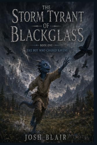 Cover of The Storm Tyrant of Blackglass: The Boy Who Chased Ravens