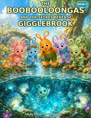 Cover of The Boobooloongas and the Secret Beneath Gigglebrook by Alexsandro Pomposelli