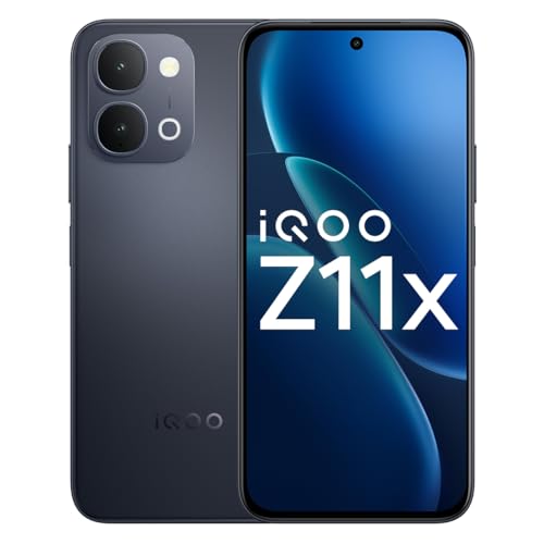 iQOO Z11x 5G (Eclipse Black, 6GB RAM, 128GB Storage)