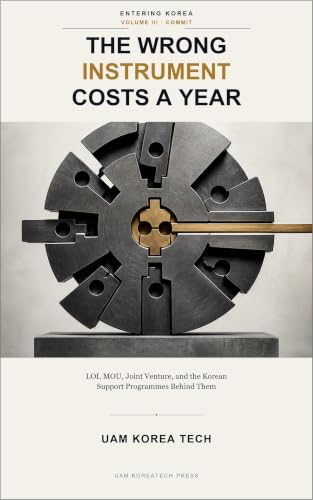Cover of The Wrong Instrument Costs a Year — LOI, MOU, Joint Venture, and the Korean Support Programmes Behind Them (Entering Korea Book 3)