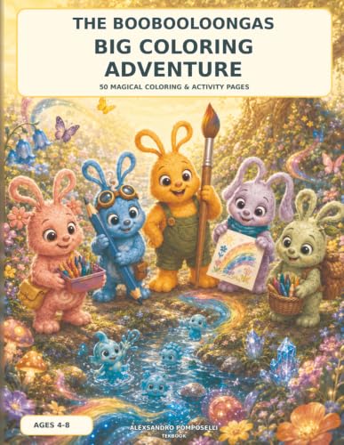 Cover of The Boobooloongas Big Coloring Adventure by Alexsandro Pomposelli