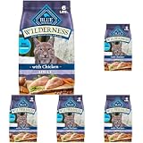 Blue Buffalo Wilderness Chicken Adult Dry Cat Food, Grain-Free, 6 Pound (Pack of 5)