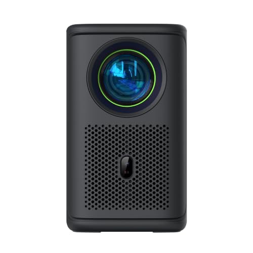 Lumio Arc 7 2026 Portable Home Projector | Official Google TV, Gemini | 500 ANSI Lumens (625 ISO Lumens) | 1080p Sealed ArcLight Engine 2 | 4K Support