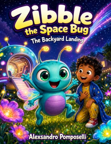 Cover of Zibble the Space Bug: The Backyard Landing by Alexsandro Pomposelli