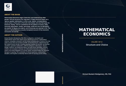 Cover of MATHEMATICAL ECONOMICS Volume II of IV: Equilibrium, Strategy and Uncertainty (Mathematical Graduate Books from The Scottish Science Society) by Richard Murdoch Montgomery