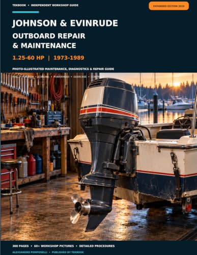 Cover of Johnson & Evinrude Outboard Repair & Maintenance: 1.25–60 HP, 1973–1989 by Alexsandro Pomposelli