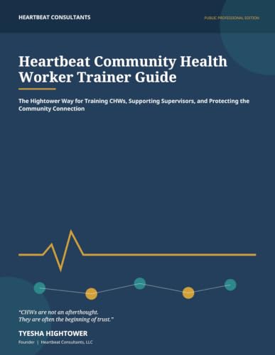 Heartbeat Community Health Worker Trainer Guide book cover