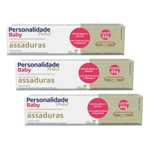 Creme de Assadura Personalidade Baby 45g (Embalagem com 3)