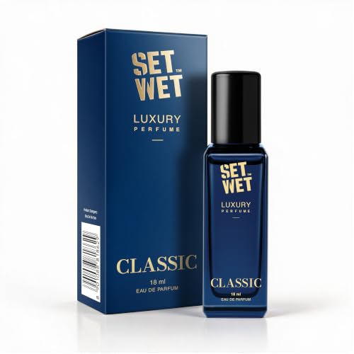 Set Wet Luxury Perfume Classic Perfume for Man | 18ml | Woody, Amber Premium Fragrance Scent, Long Lasting Perfume