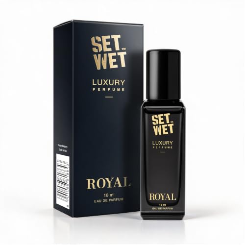 Set Wet Luxury Perfume Royal Perfume for Man | 18ml | Woody, Amber Premium Fragrance Scent, Long Lasting Perfume