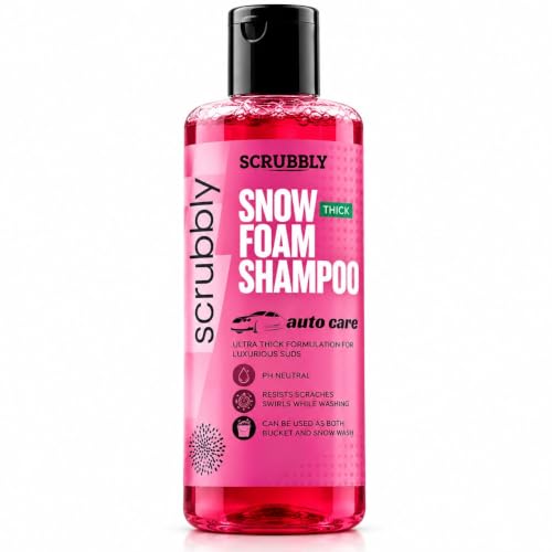 Car & Bike Shampoo Wash 500ml | pH Neutral | Thick Snow Foam for Deep Cleaning | Safe On Paint, PPF & Ceramic Coats
