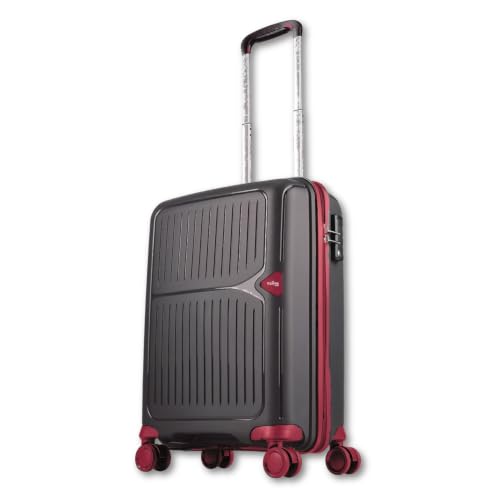 FOOTLOOSE by VIP Head Spin 8-Wheel Cabin Hard Case Trolley Bag, Brown