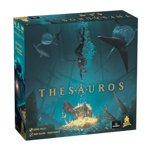 MeepleBR, Thesauros, Jogo Expert, 1 a 4 jogadores, modo solo | Jogo de Tabuleiro Moderno