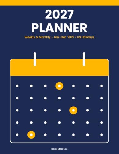 2027 Weekly and Monthly Planner