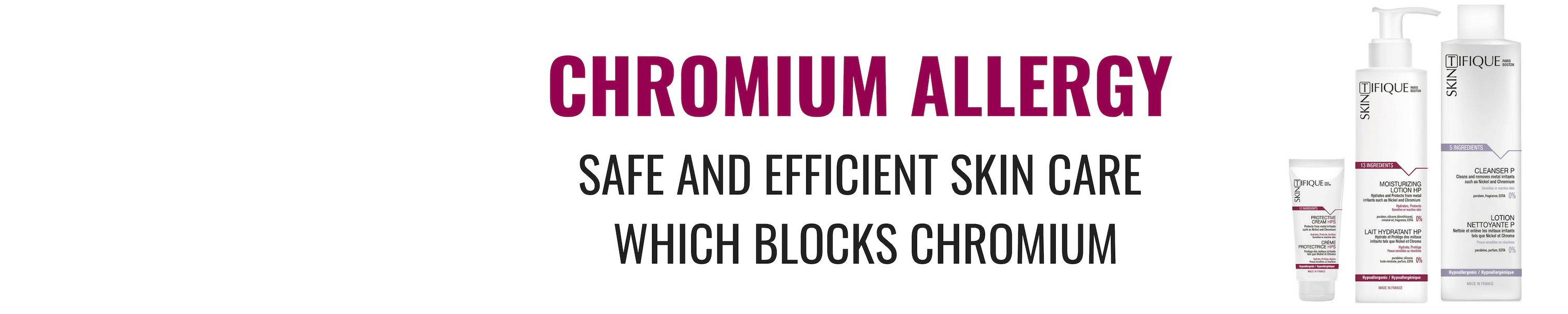 Amazon.co.uk SKINTIFIQUE Chromium allergy