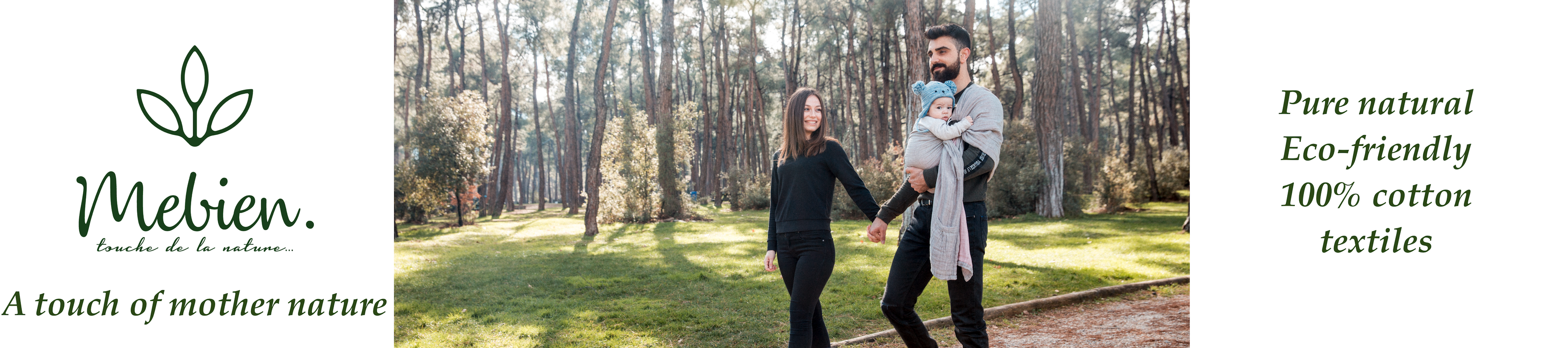 MEBIEN. TOUCHE DE LA NATURE... Baby Sling Wrap Carrier