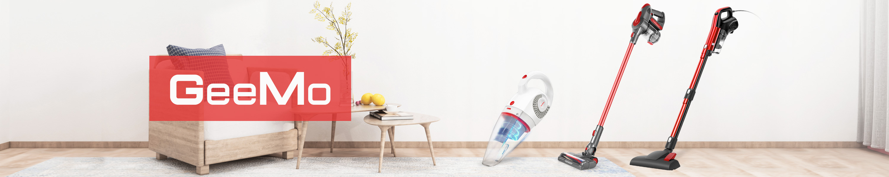 GeeMo CORDLESS STICK VACUUMS