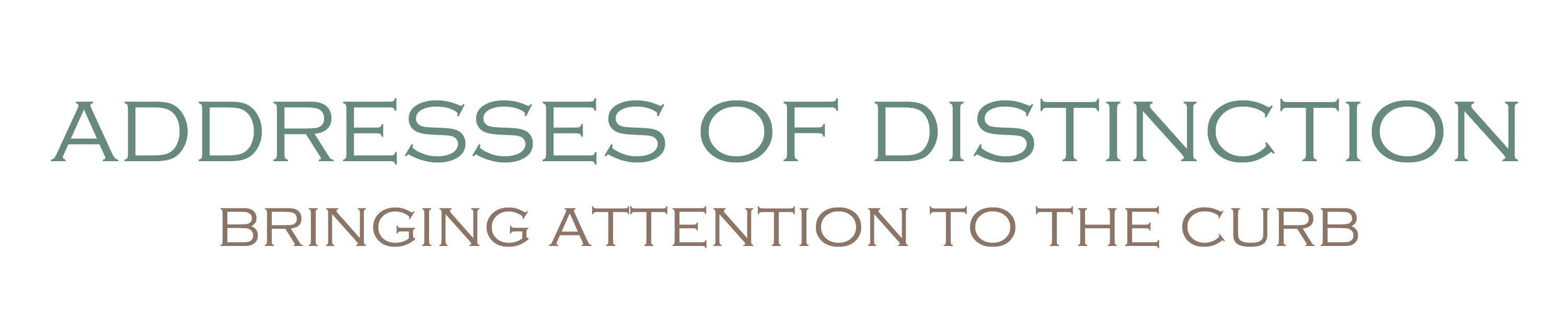 Addresses of Distinction Address Numbers