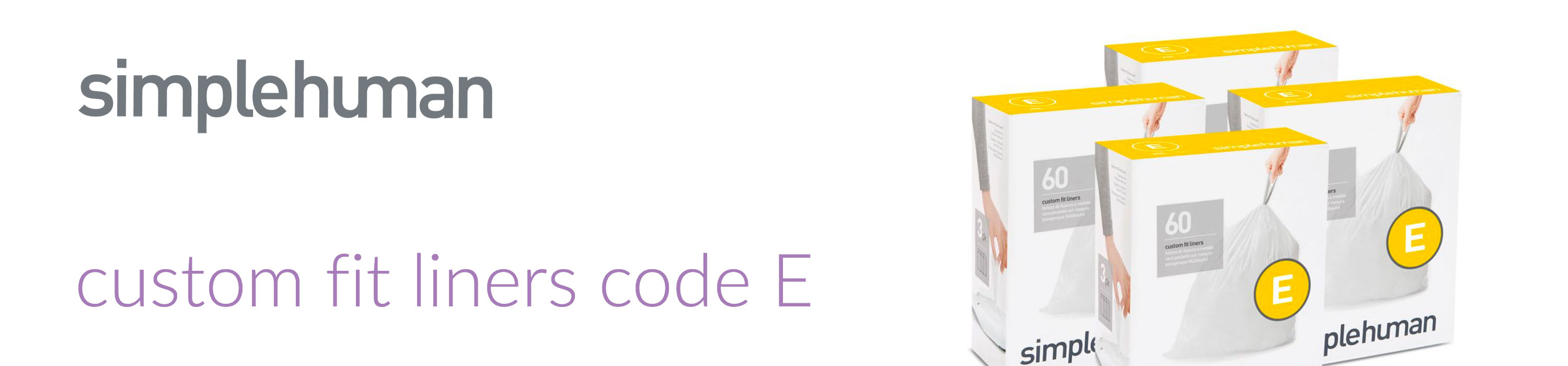 Simplehuman Liner Guide Code Amazon.sg: simplehuman: code E