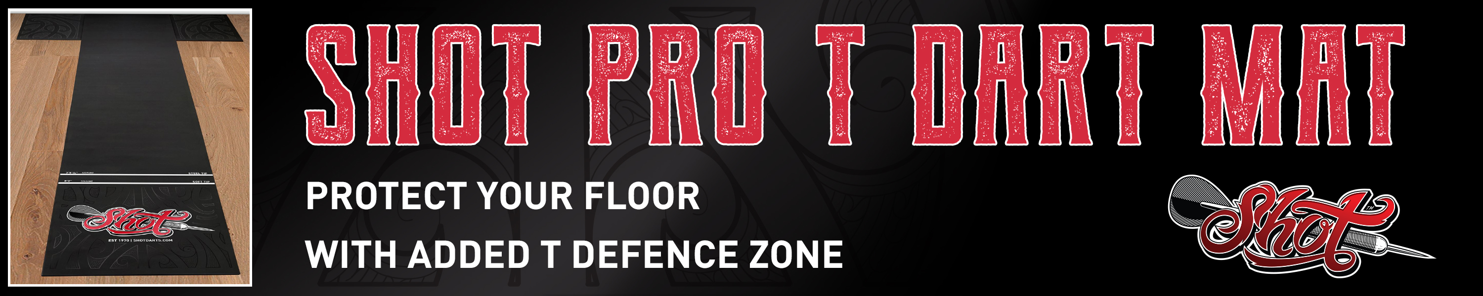 Shot Darts USA Dartboard Mats & Surrounds