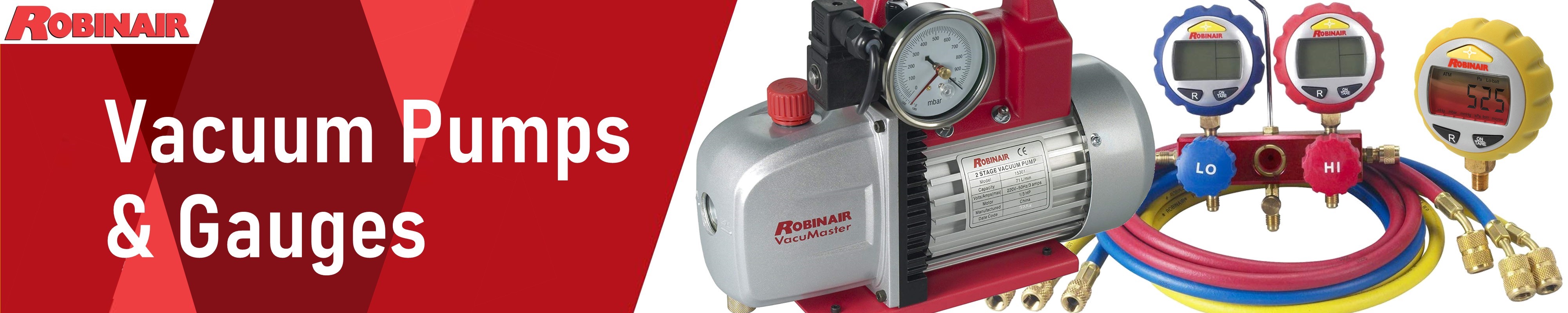 Robinair Vacuum Pumps & Gauges