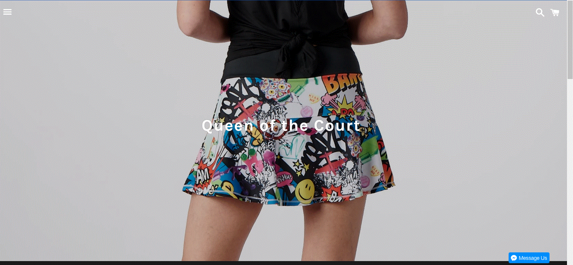 Queen of the Court Striped Athletic Dress