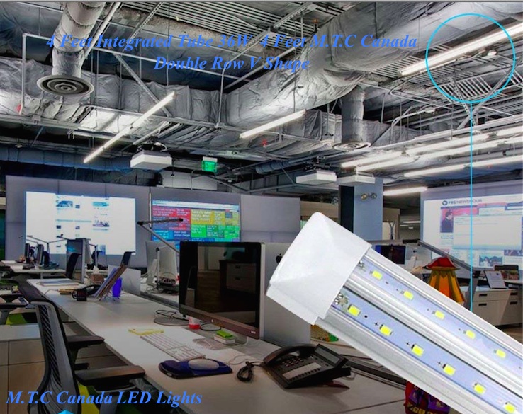 Amazon.ca Led Lights 4 Feet Integrated tube/ LED Linear Light