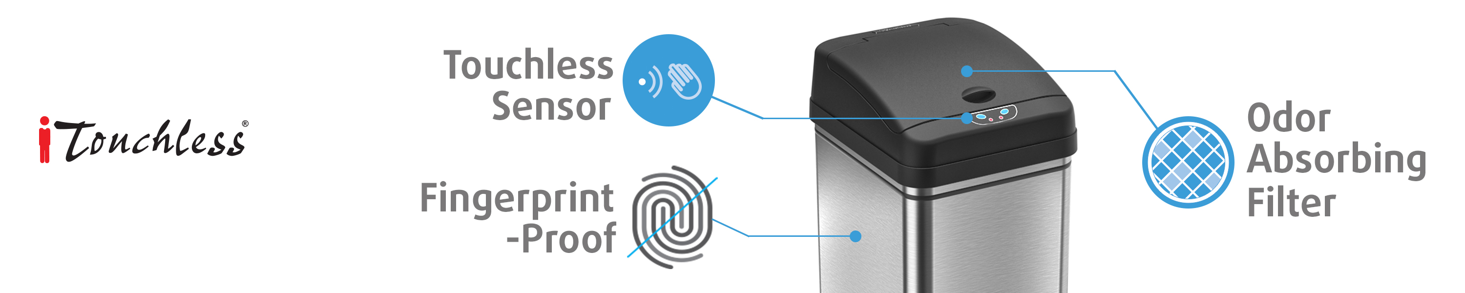 Amazon.ca iTouchless SENSOR GARBAGE CANS