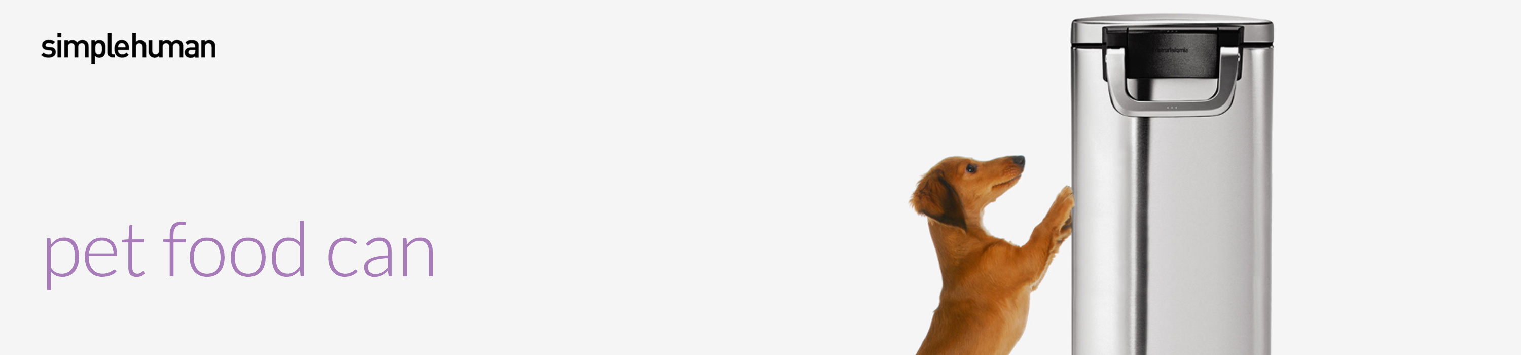 simplehuman pet food cans