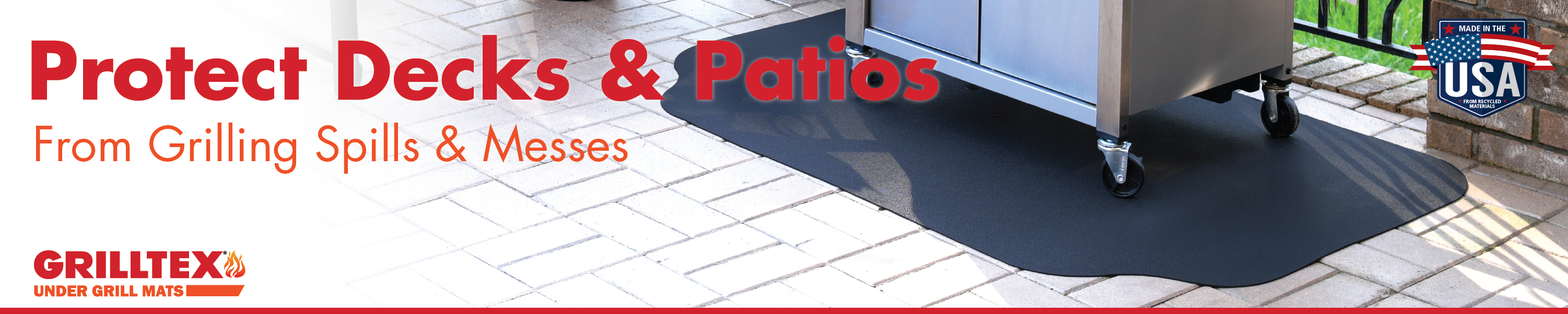 GrillTex Mats For Under Grills, Smokers, and Cookers