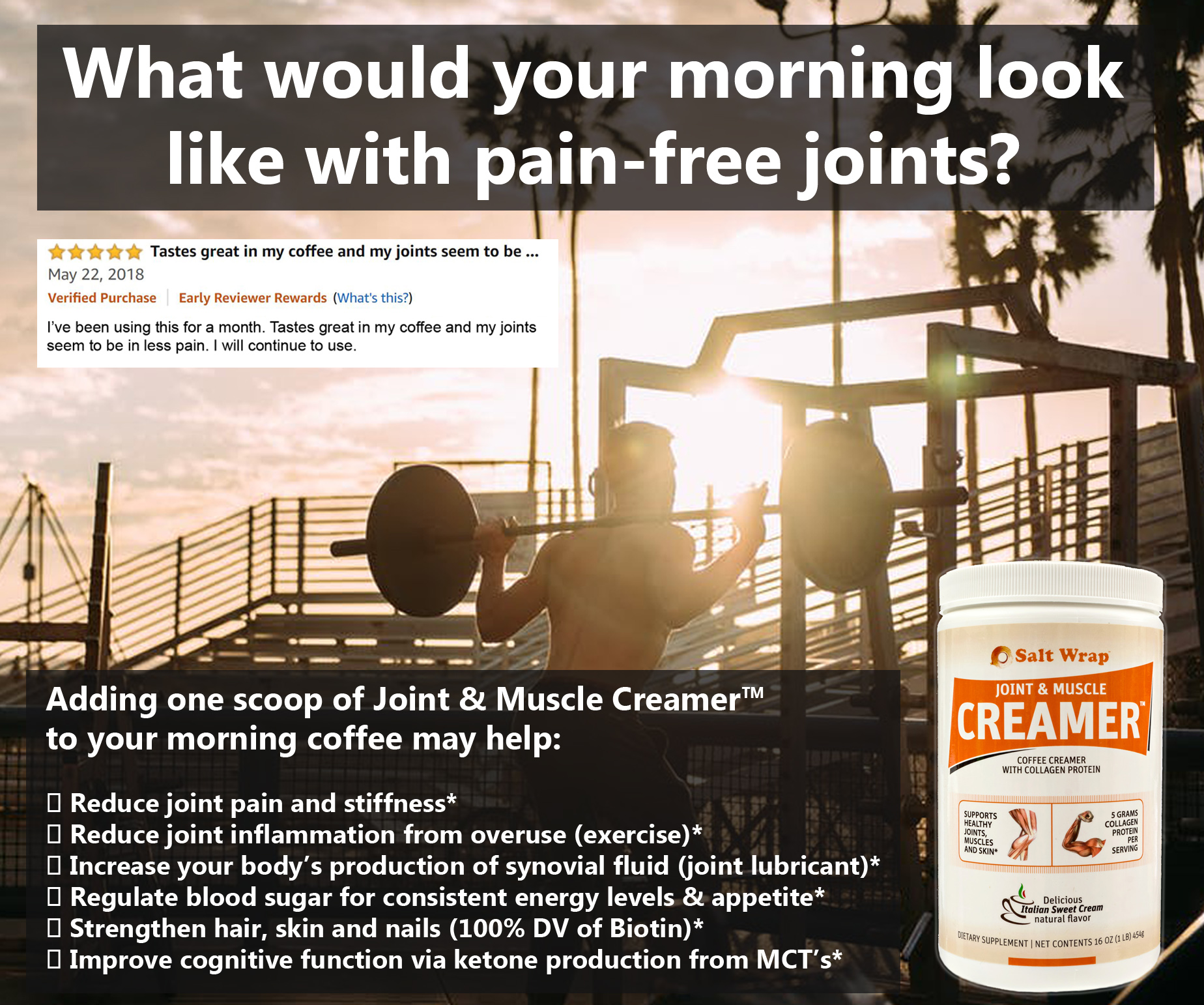 Salt Wrap Joint & Muscle Creamer