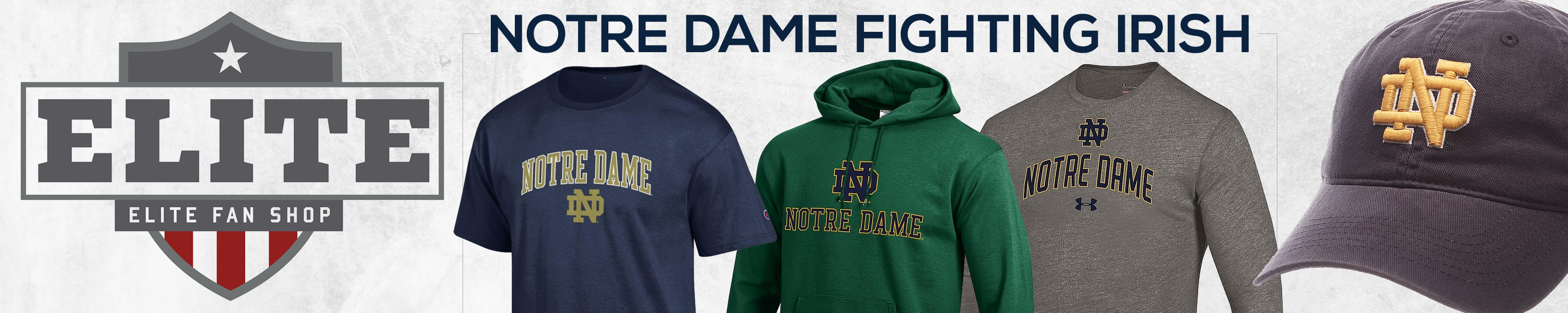 Elite Fan Shop Notre Dame Sweatshirts