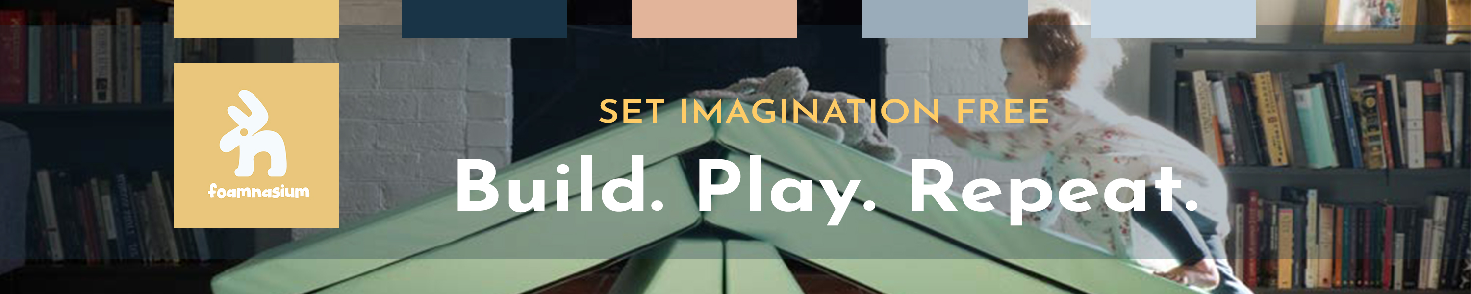 Foamnasium Blocksy Kids Couch