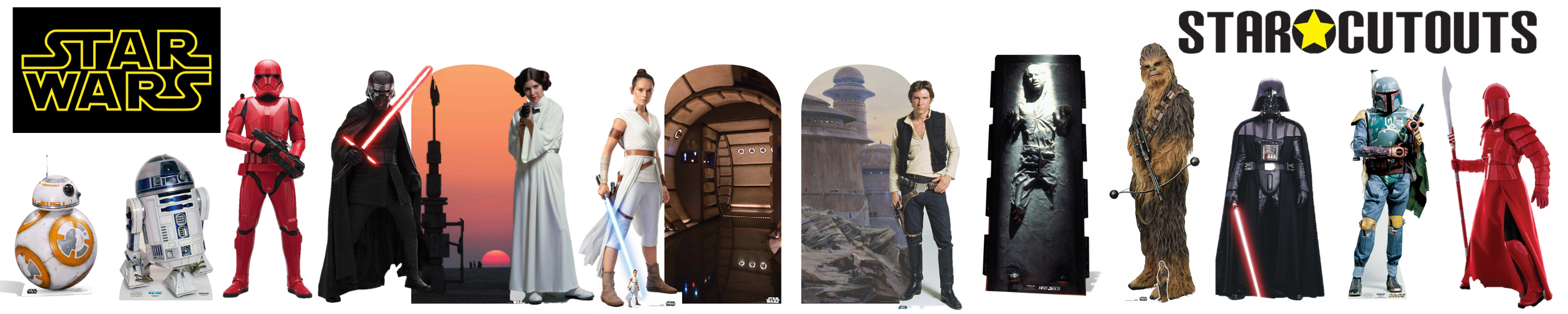 Amazon.co.uk Star Cutouts Star Wars Cardboard Cutouts