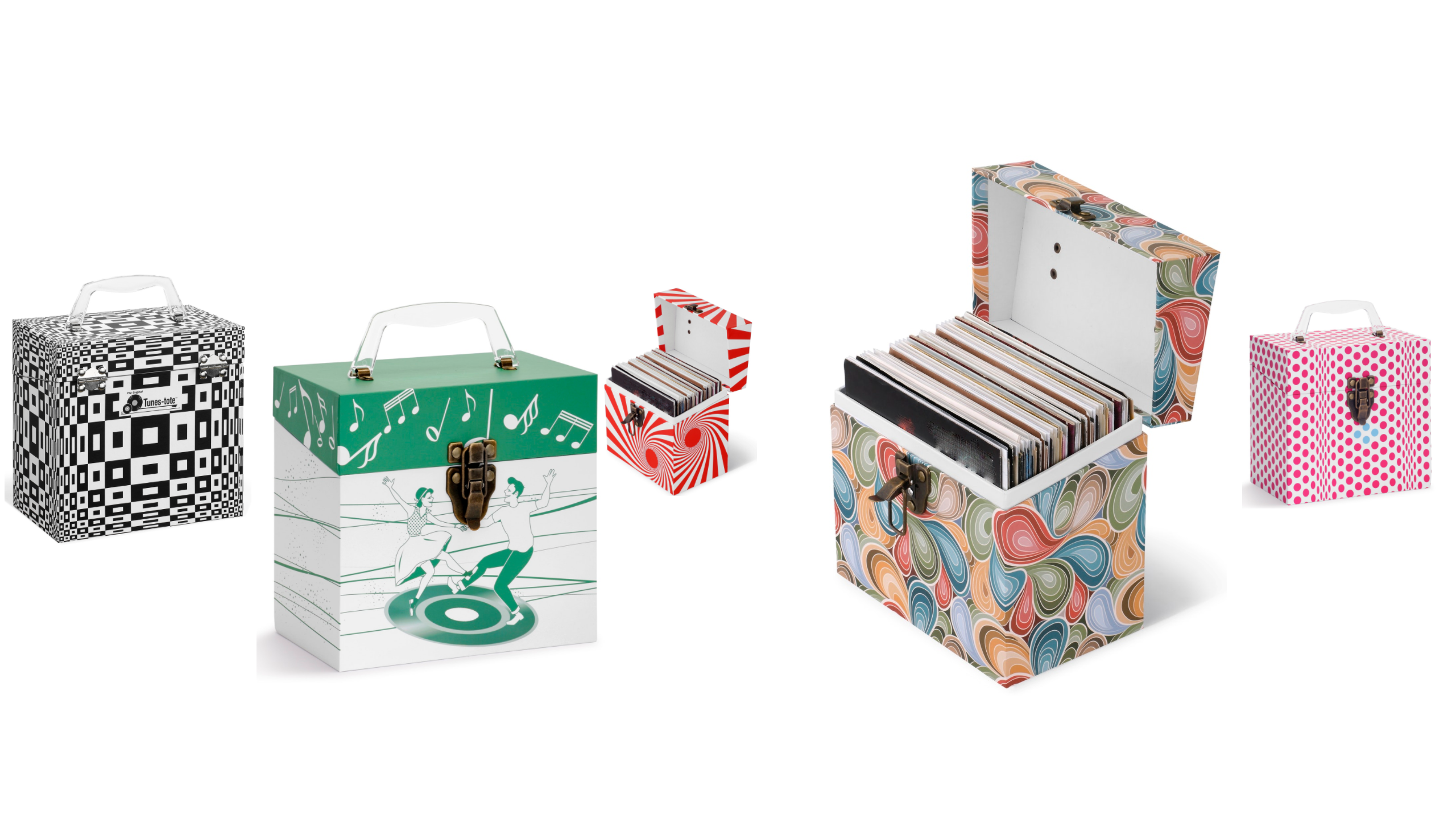 Tunes Tote. Vinyl Record Storage 45 rpm Vinyl Record Storage
