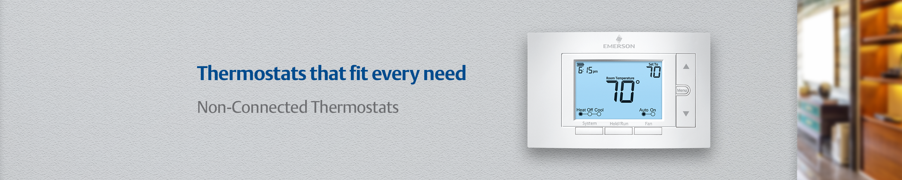 Emerson Thermostats Nonconnected Thermostats