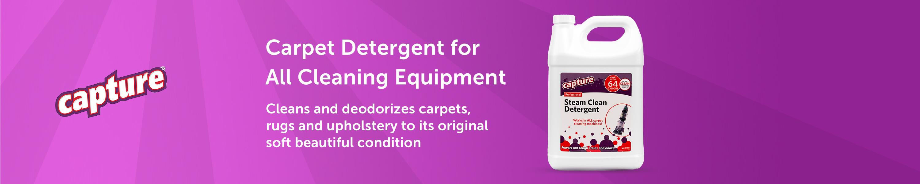 Capture Professional Steam Clean Detergent