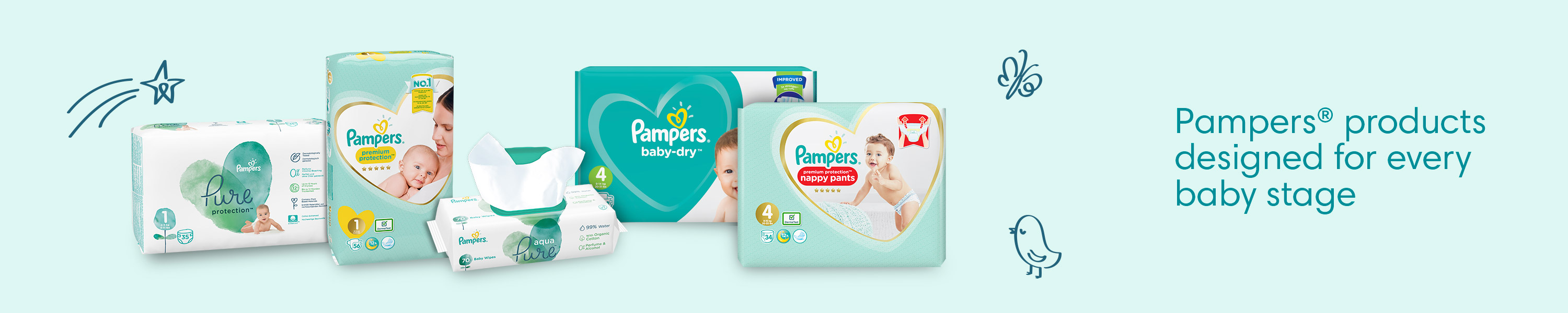 Amazon.co.uk Pampers Home page