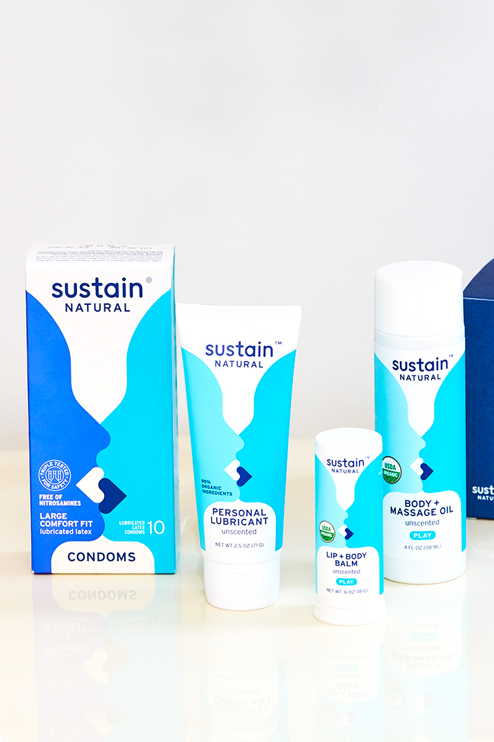 sustain natural personal lubricant SUSTAIN + Unscented Personal Lubricant main image 0